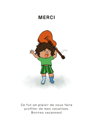 Merci fin d'année - profs, éducateurs, maman de jour